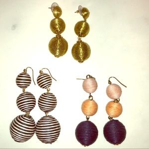 Bauble bar ball drop earrings